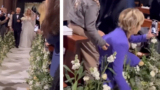 Carmen Russo cade al matrimonio di Francesca Cipriani: il video