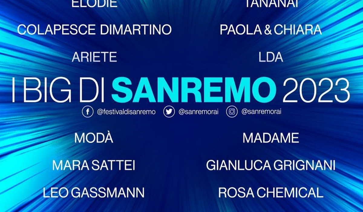 Festival Sanremo 2023 big