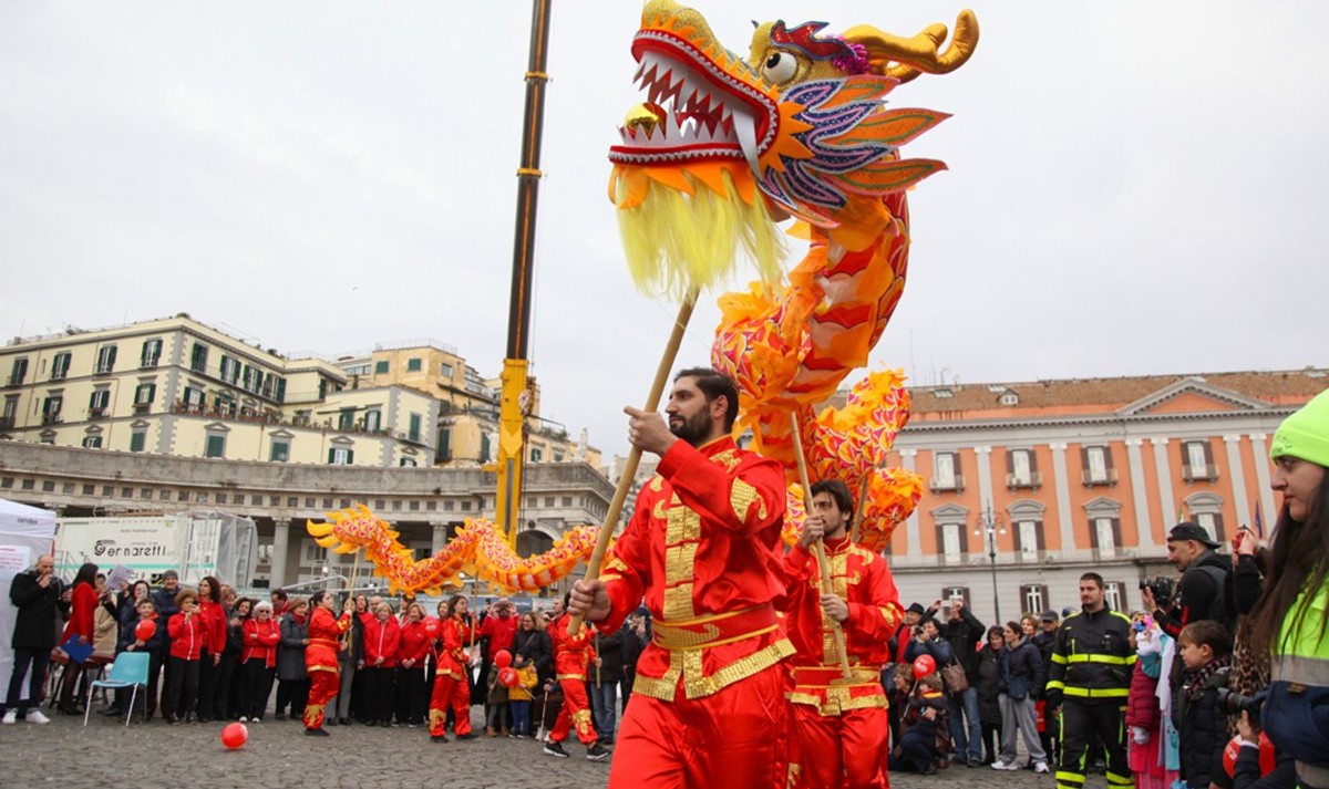 在那不勒斯庆祝中国新年