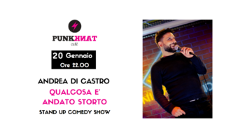 Stand-up comedy: spettacolo di Andrea di Castro a p.zza Dante