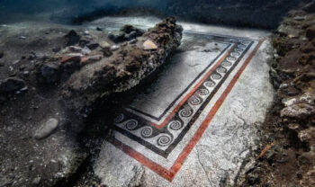 Baia, ritrovato il mosaico del Portus Julius scomparso da decenni!