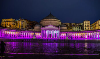 Naples, Giro d'Italia 2023: Piazza Plebiscito turns pink and Pink Week arrives