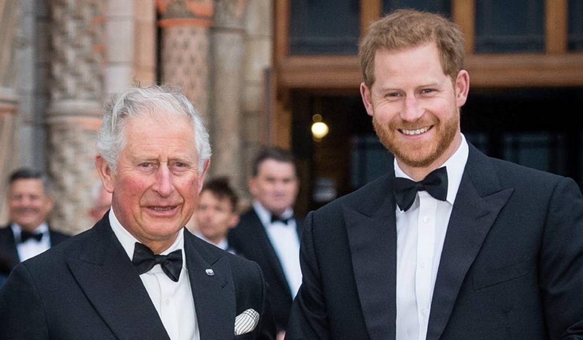 King Charles III and Prince Harry