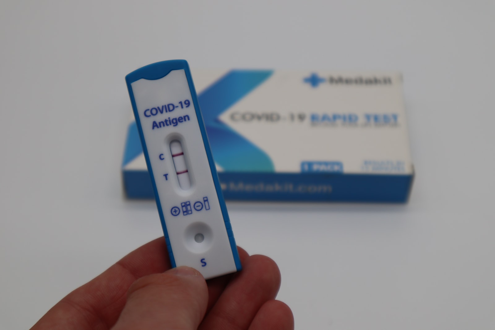 Covid swab with positive results