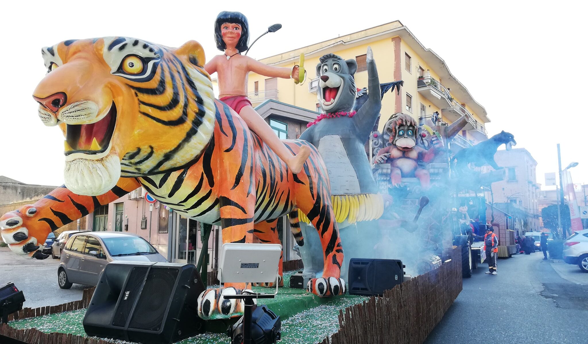 Carroza de carnaval en Maddaloni