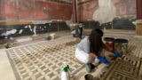 Pompeii, visit to the Casa Delle Nozze D'Argento under restoration for Valentine's Day