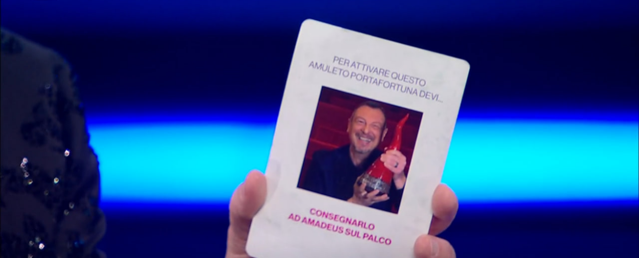 Giorgias Glücksbringer in Sanremo 2023