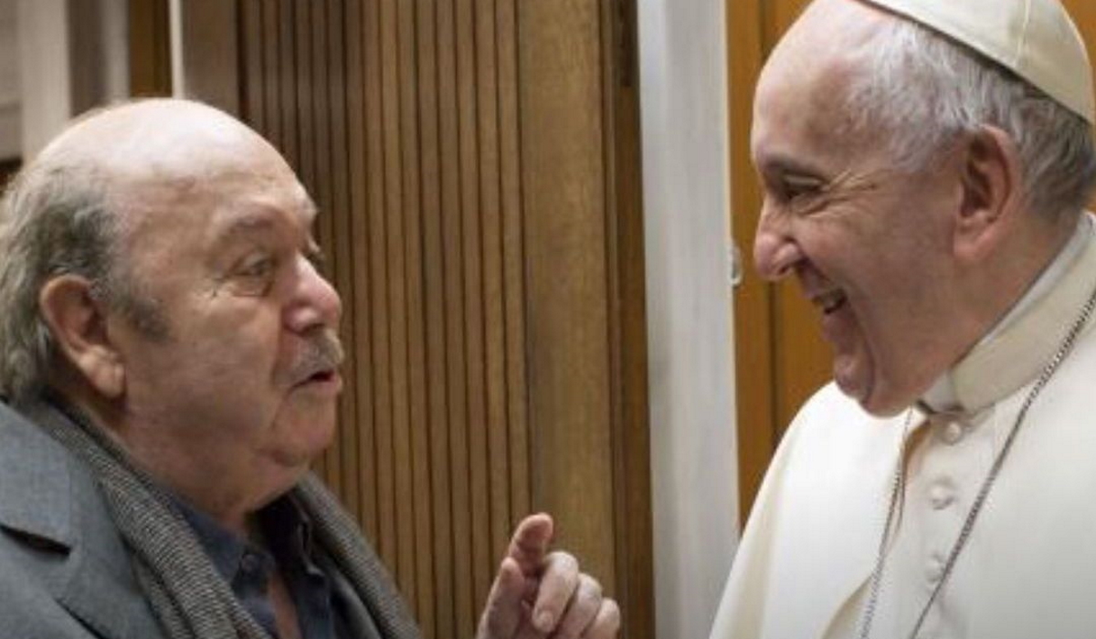 Lino Banfi e o Papa Francisco