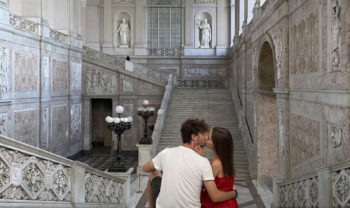 Neapel, Valentinstag im Königspalast: Promo Wenn du mich liebst, nimm mich mit ins Museum