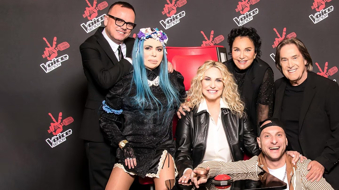 The judges of The Voice Senior