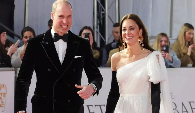 Kate Middleton with Zara earrings at BAFTA 2023: here is the outfit