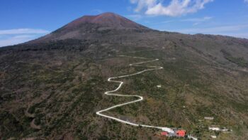 Weg 6 des Vesuv-Nationalparks wird wiedereröffnet, ein schöner Fahrrad-Fußweg