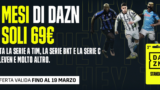 DAZN in offerta a metà prezzo, ma solo al SUD: la polemica