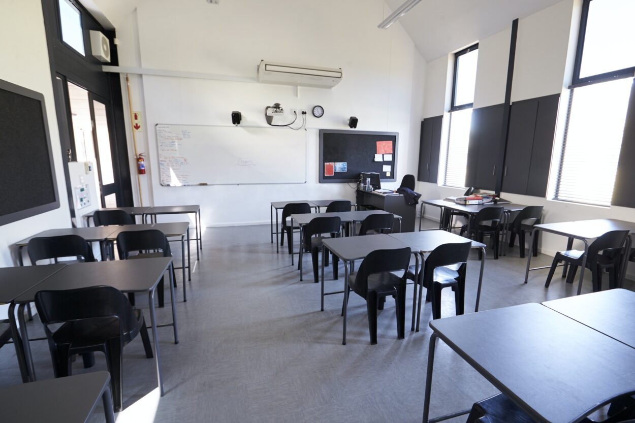 Leeres Klassenzimmer