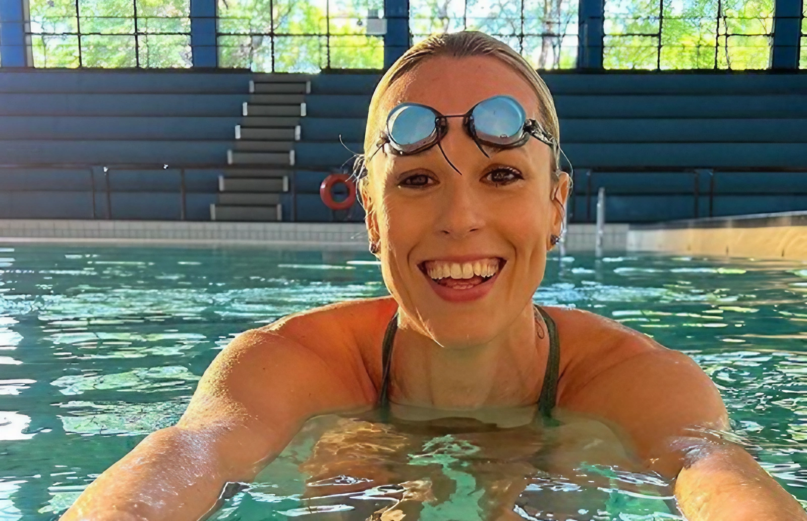 Federica Pellegrini en la bañera