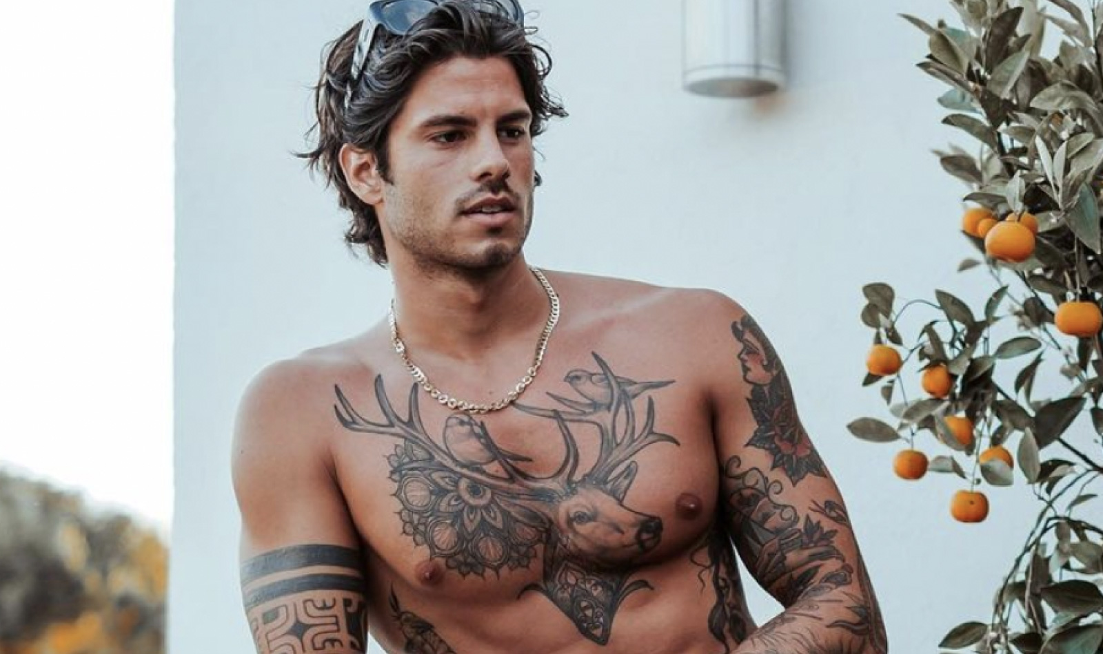 luca daffre, o novo tronista de homens e mulheres em uma foto de modelo