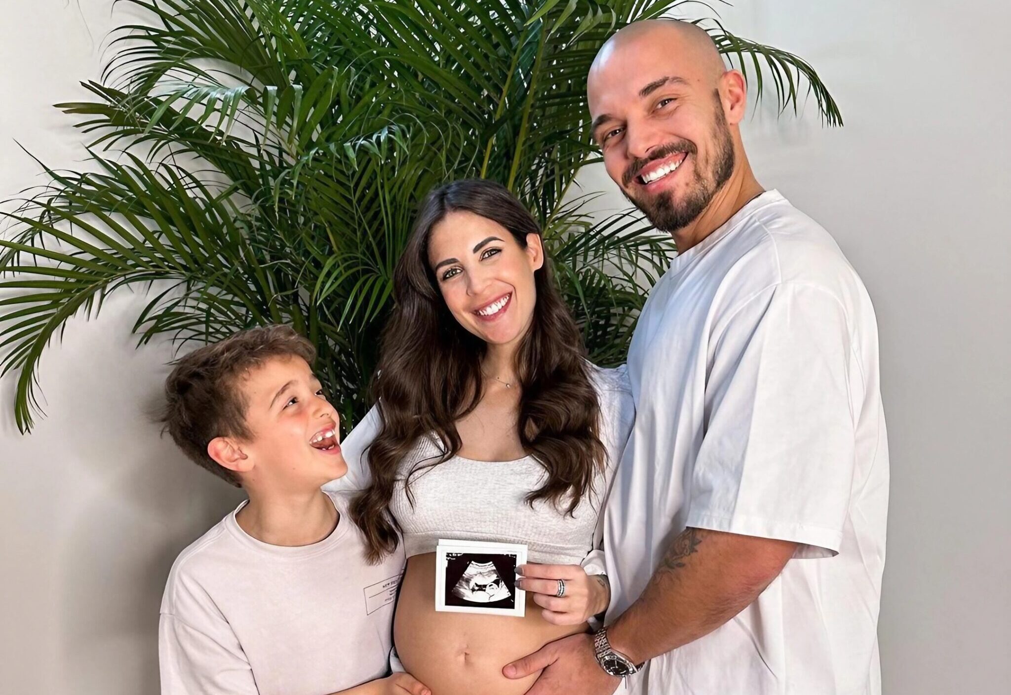 martina luchena pregnant with her first child