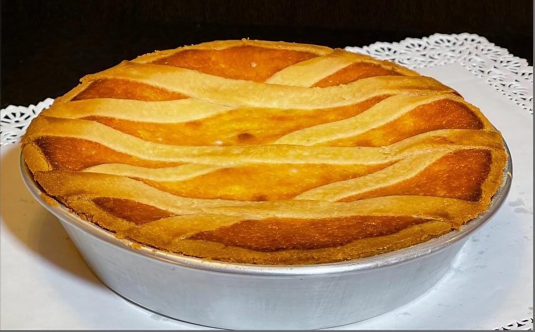 pastiera de la pastelería santaniello