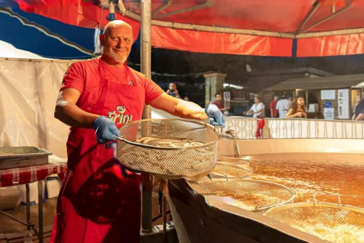 4-metre peninsula where the catch of Paranza is prepared in real time