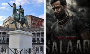 Неаполь, Болливуд на площади Пьяцца дель Плебисцито: снимают фильм Салаар
