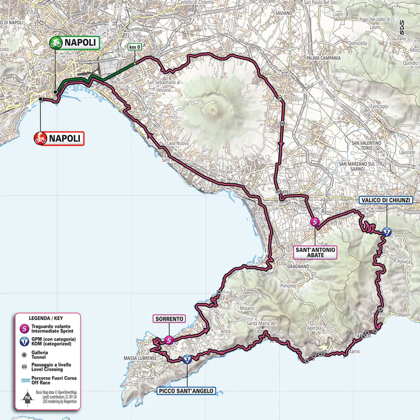 Giro D'italia Femminile 2023 Percorso