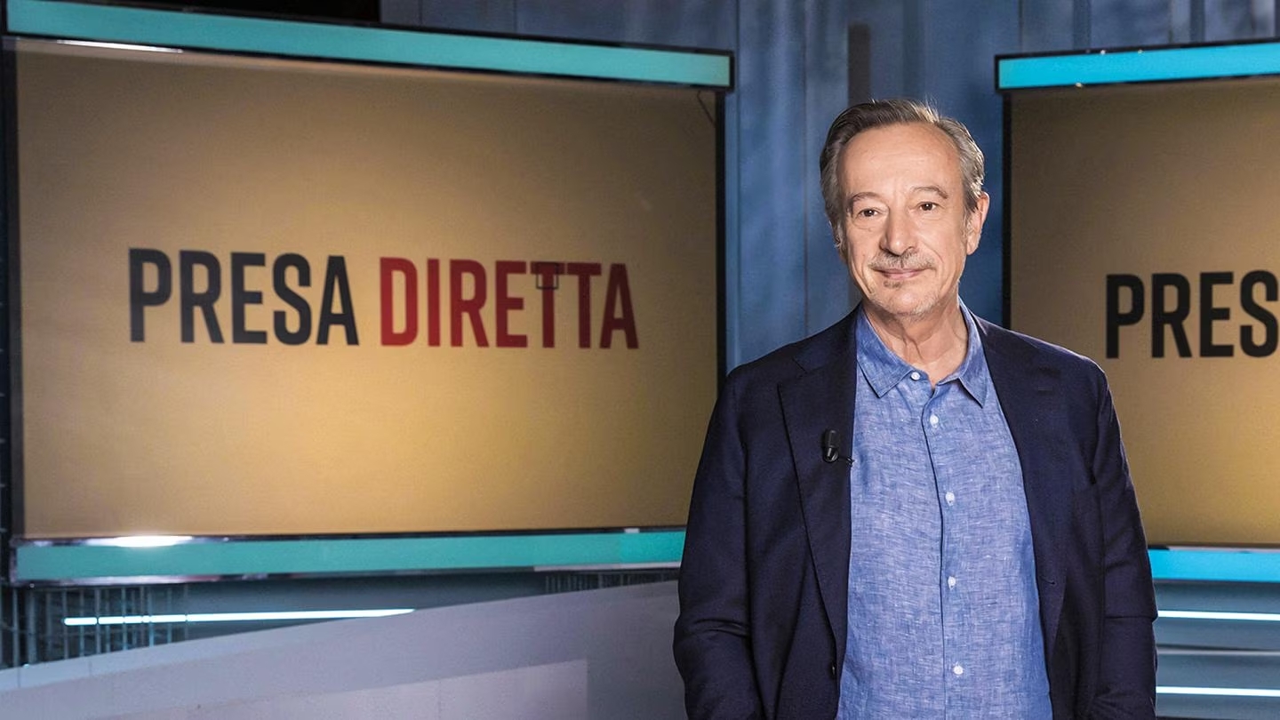 Cover of Presa Diretta with Riccardo Iacona