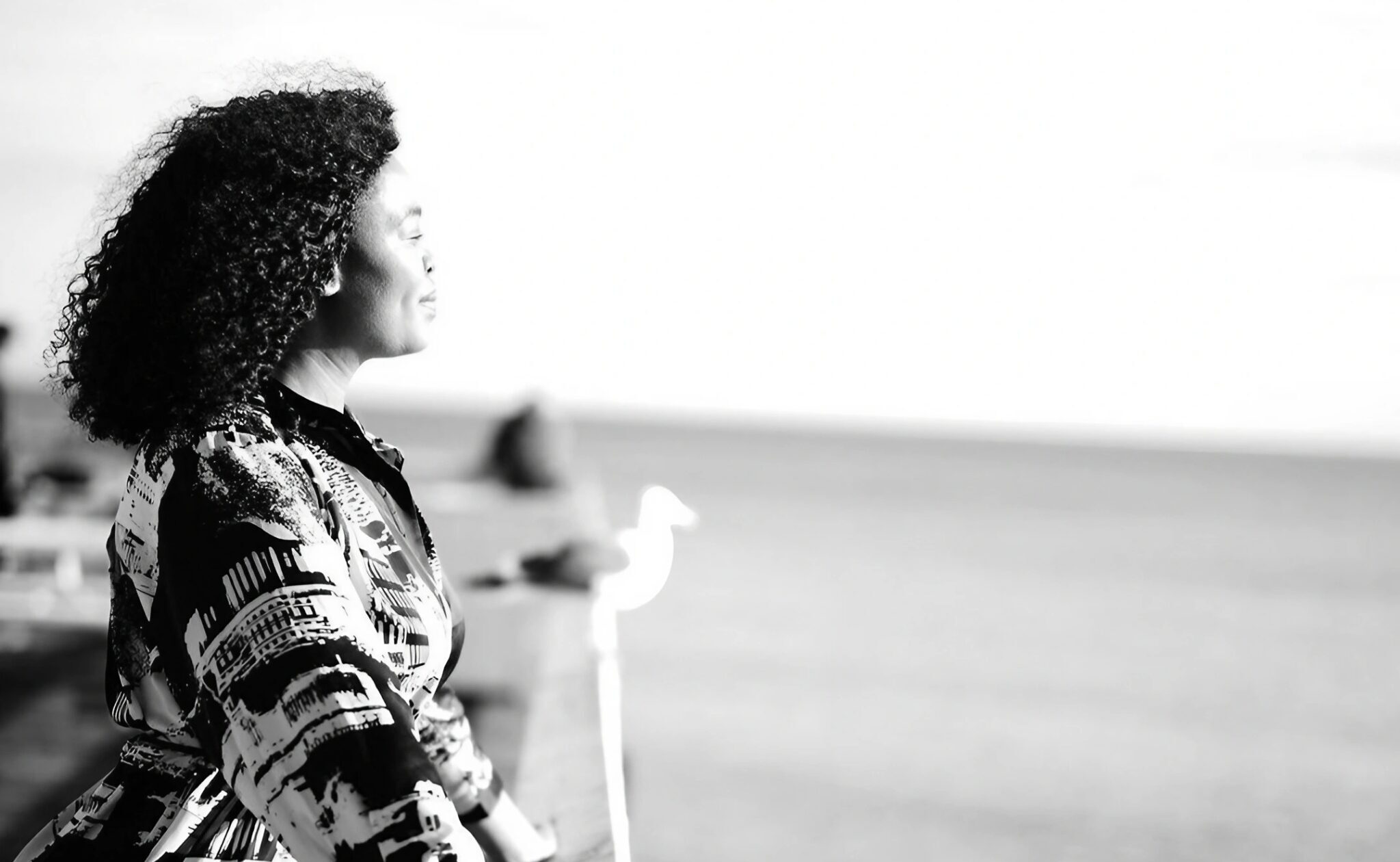 pretty yende, the singer on a pier