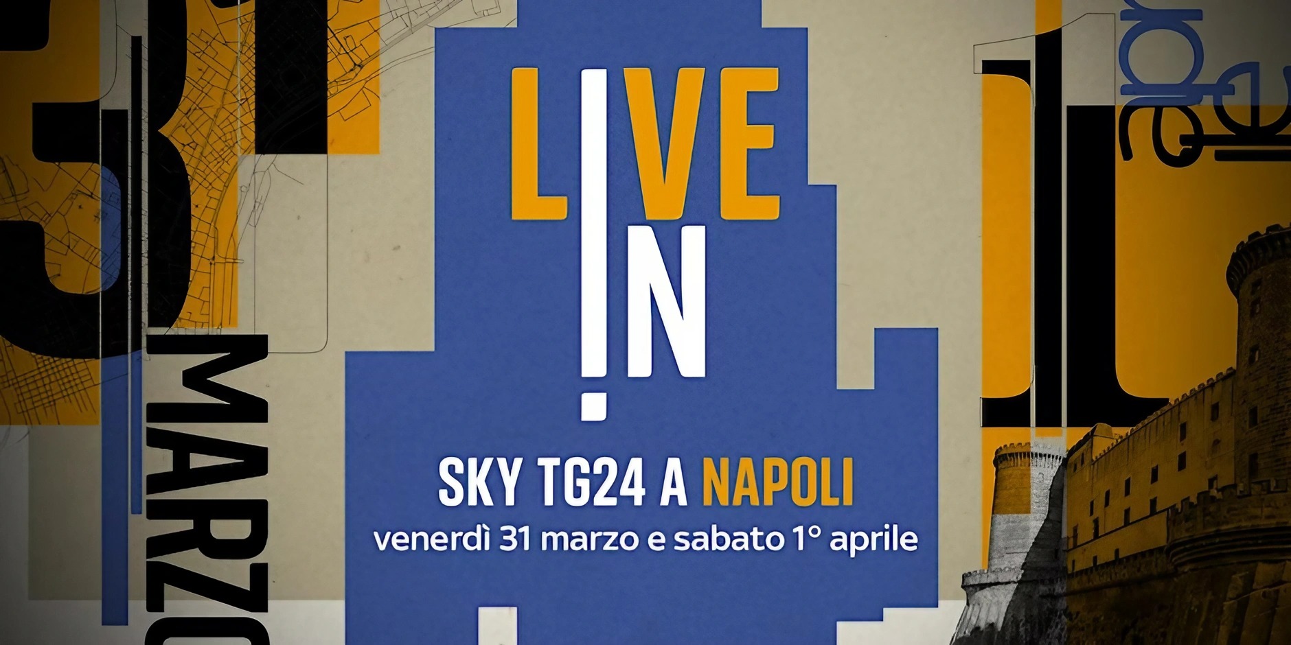 sky tg 24 with live in Naples