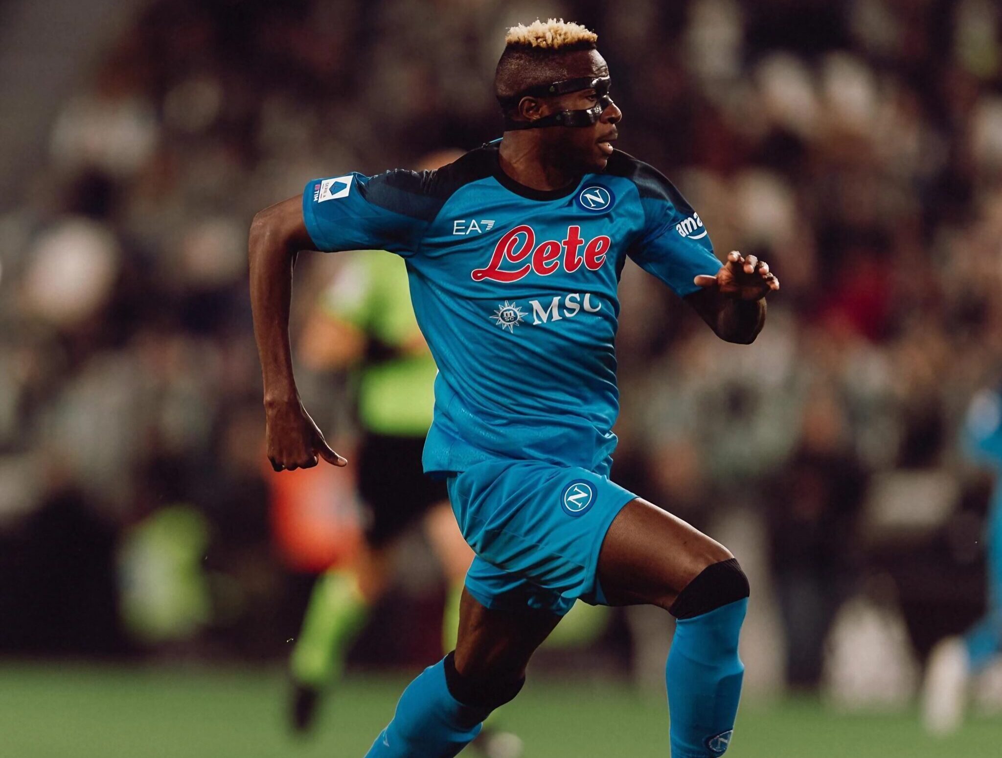 Vicotr Osimhen, footballeur du SSC Napoli