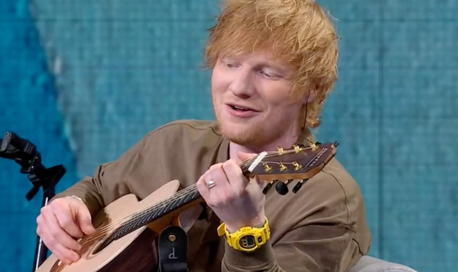 Ed Sheeran canta in italiano a Che Tempo che Fa