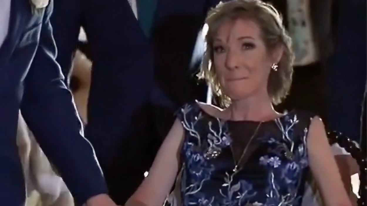 celine dion sedia a rotelle