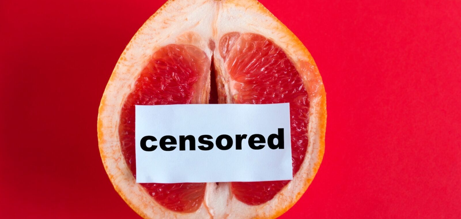 Orange with censorship