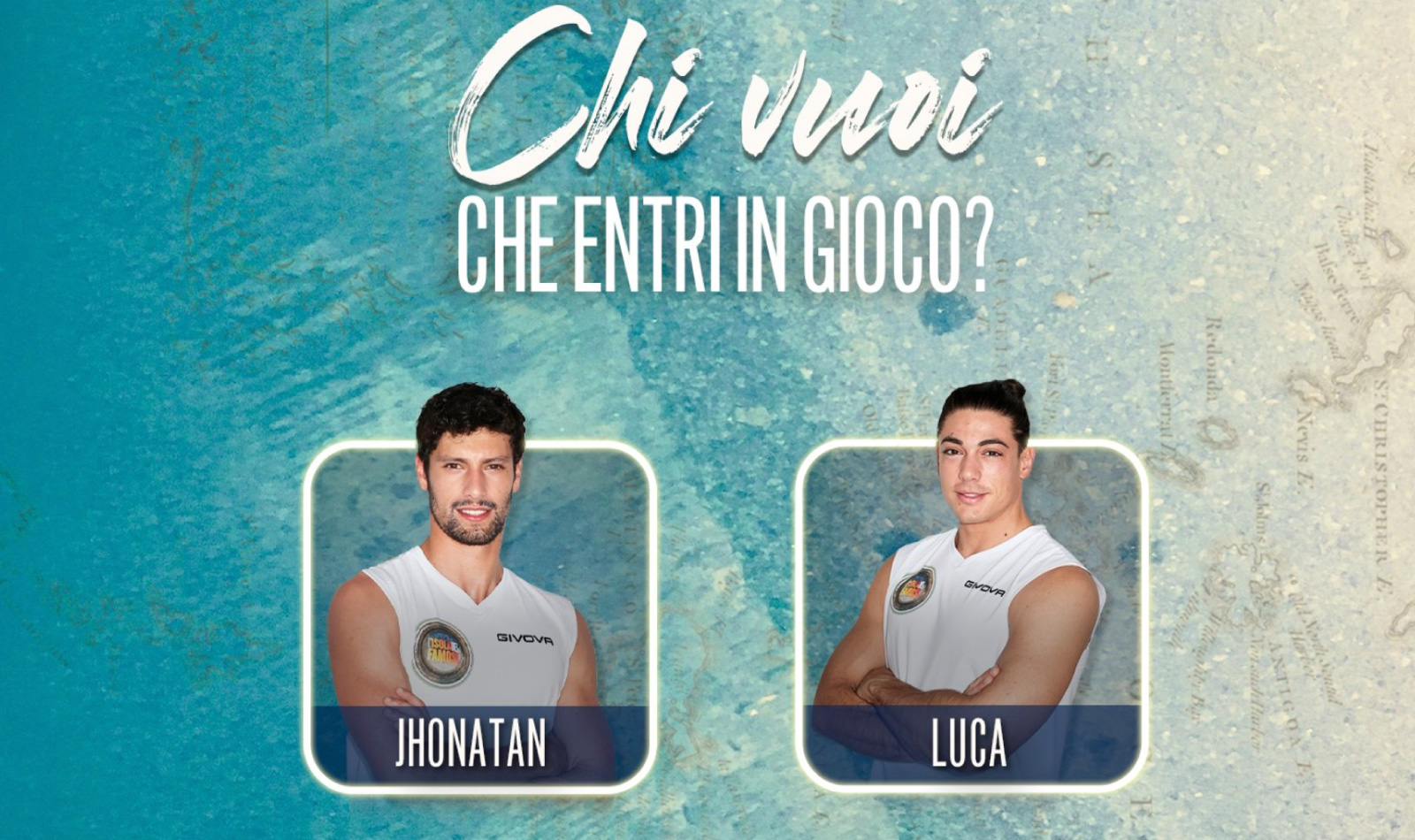 Luca nuevo náufrago Isola Dei Famosi