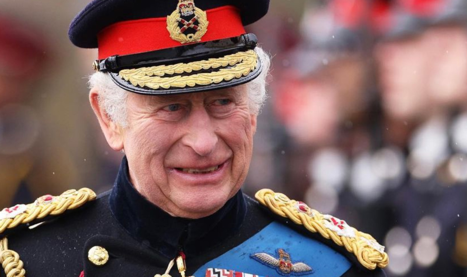 King Charles in uniform