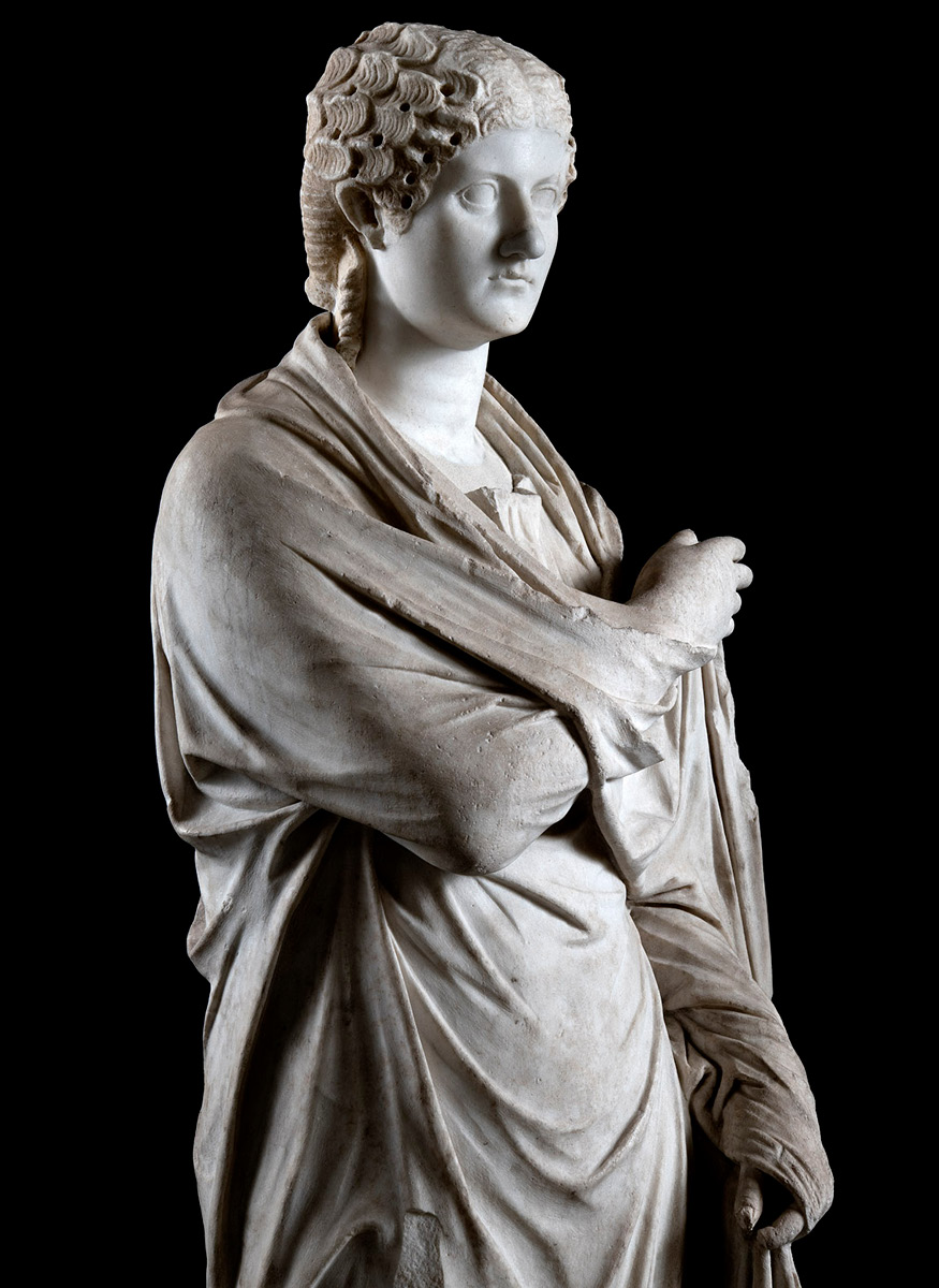 statua femminile da ercolano