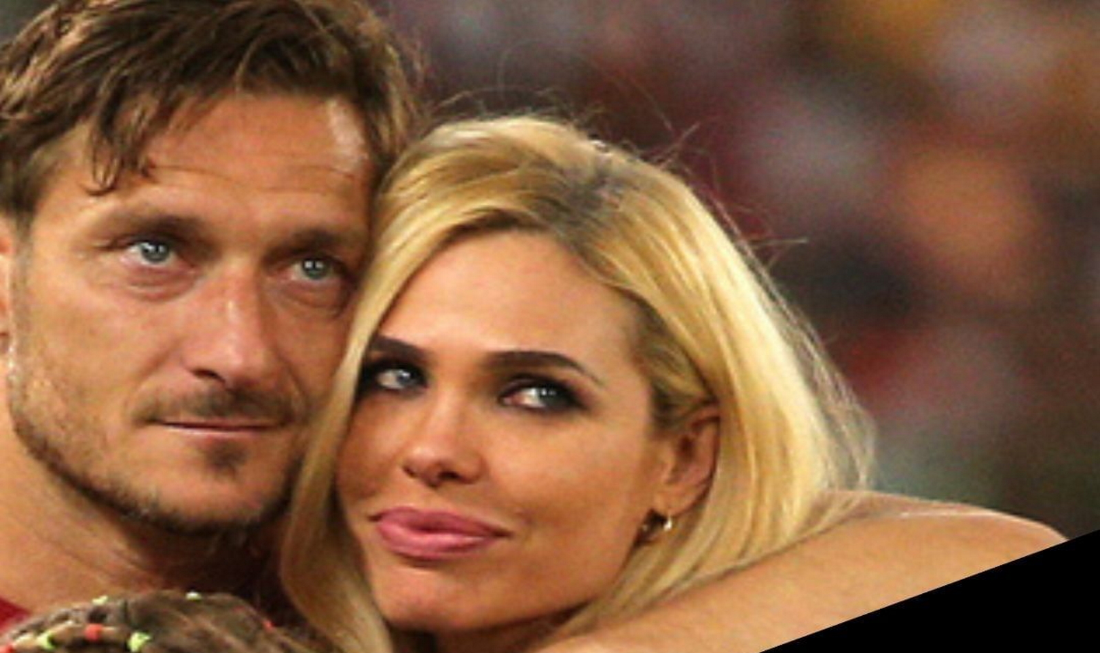 Totti and Ilary Blasi