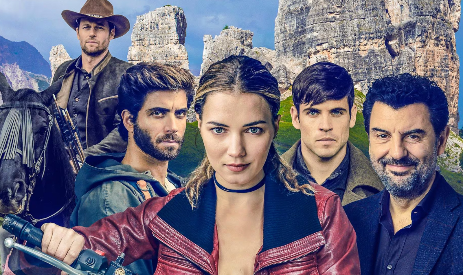 Copertina un passo dal cielo 7 con tutto il cast principale