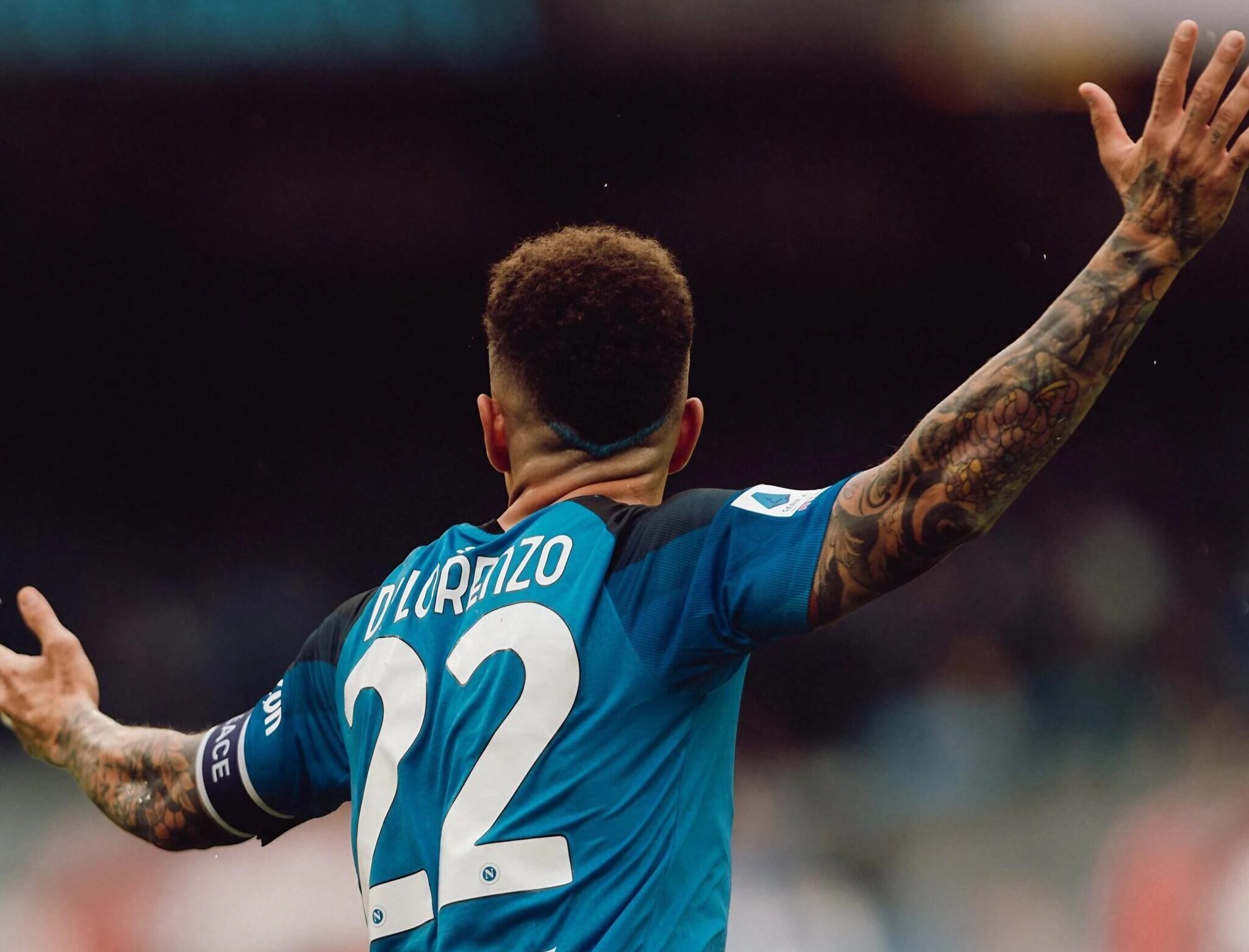 Di Lorenzo, SSC Napoli, rejoices