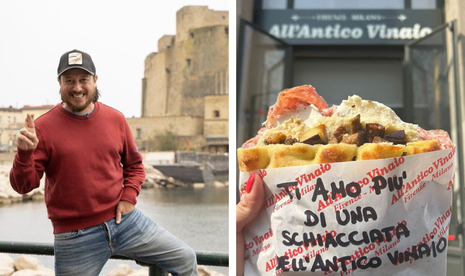 All'antico vinaio arrive également à Naples