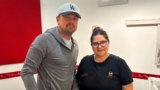 Leonardo di Caprio en Caserta, visita la Reggia y come pizza