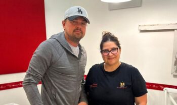 Leonardo di Caprio in Caserta, besuchen Sie die Reggia und essen Sie Pizza