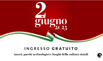 Locandina musei gratis per il 2 giugno