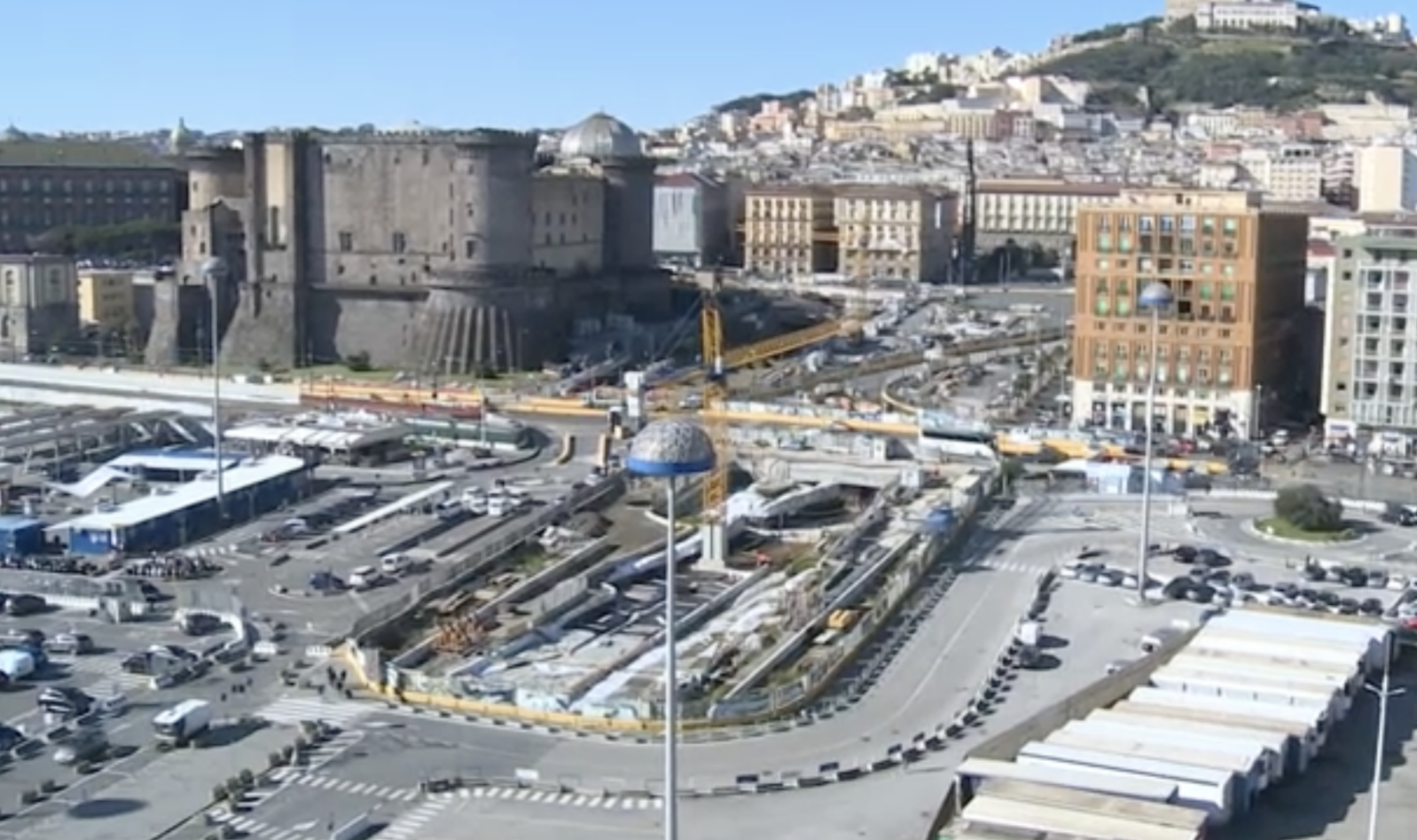 Porto di Napoli, lavori per il sottopassaggio