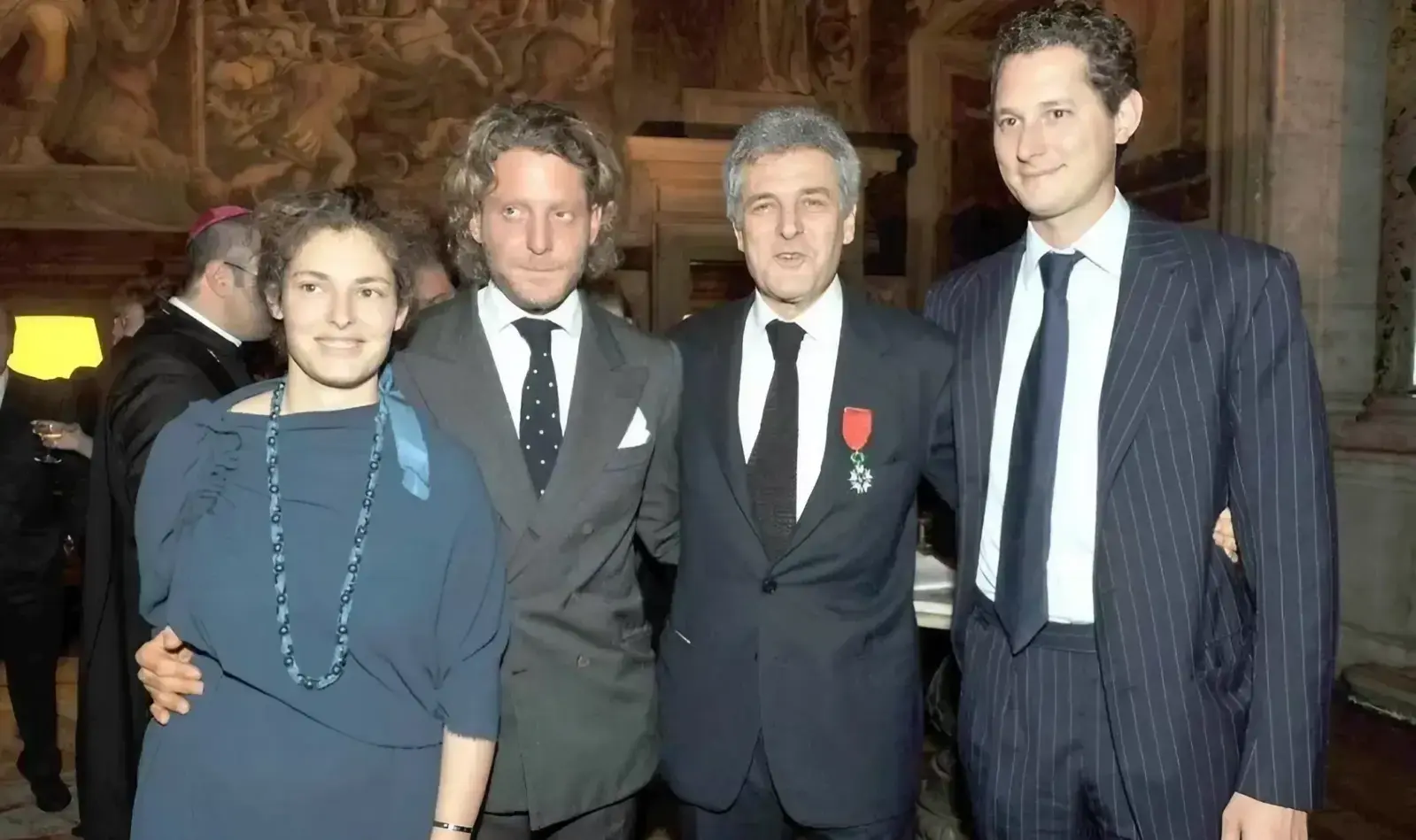 Alain Elkann e famiglia