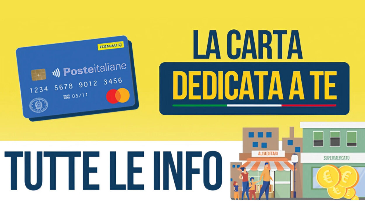 Carta Dedicata a Te, requisiti, come ottenerla, acquisti, a chi spetta