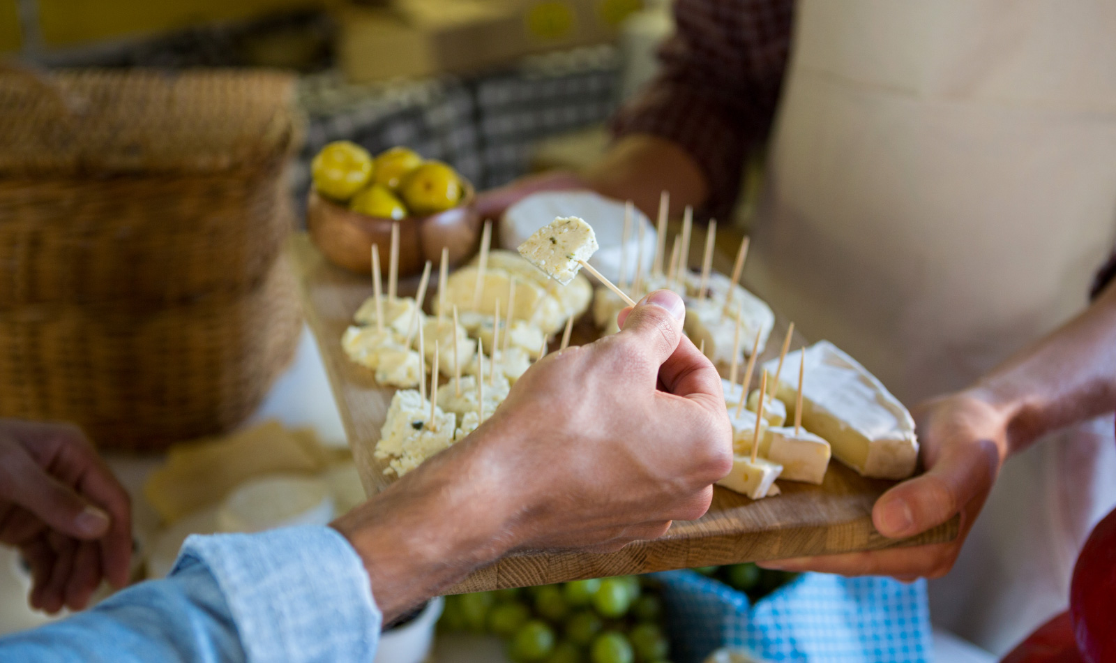 cheese stand