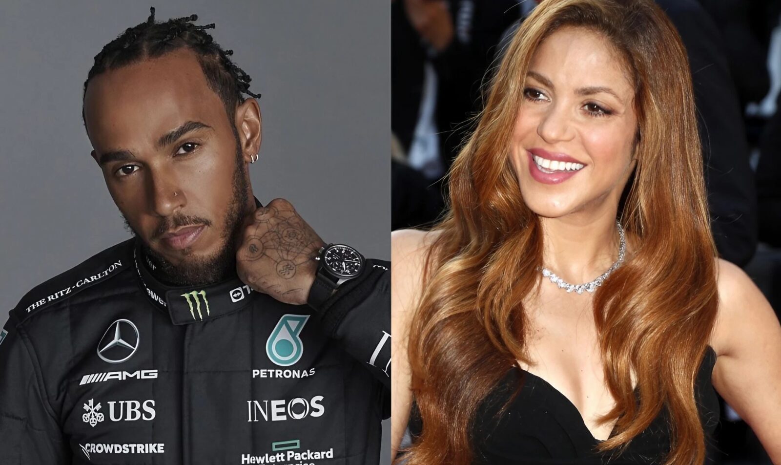 Lewis Hamilton y Shakira están juntos? En secreto de ella en la noche
