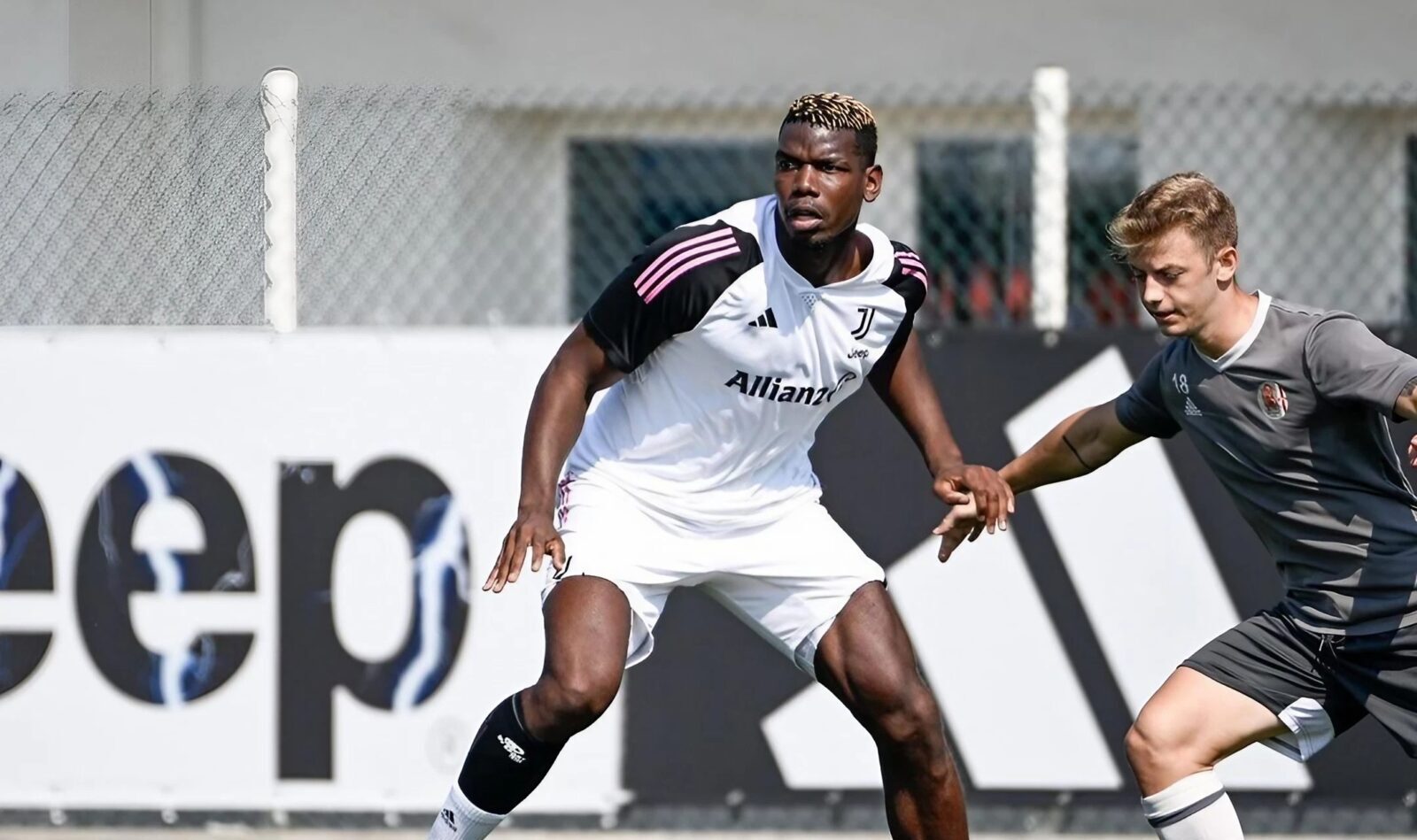 Pogba sul campo