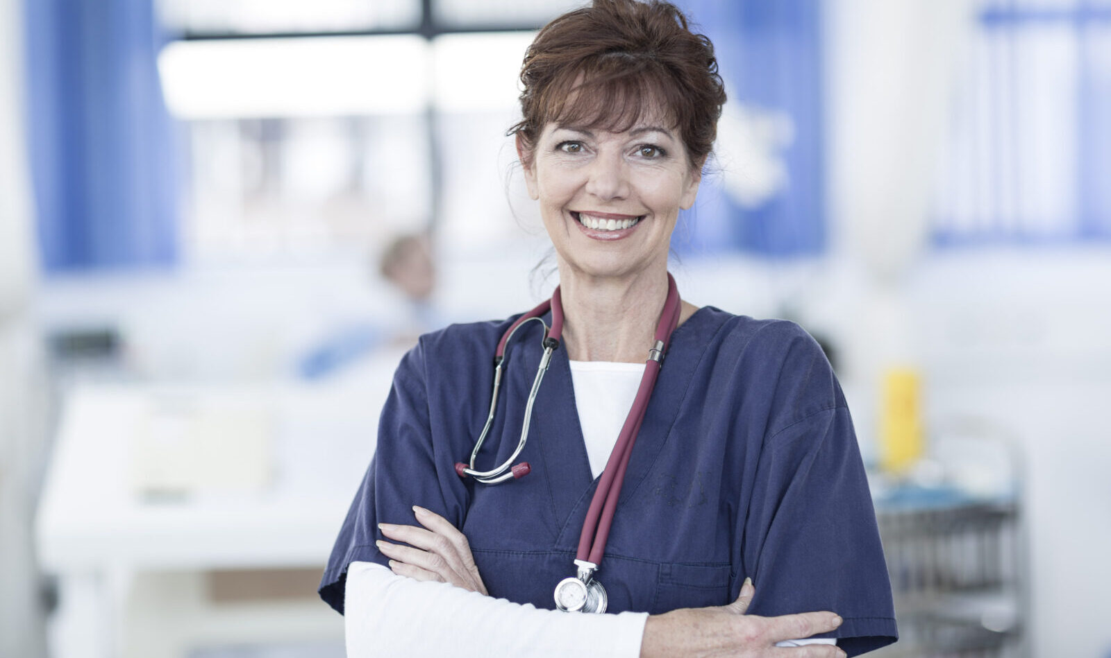 Retrato de médico sorridente