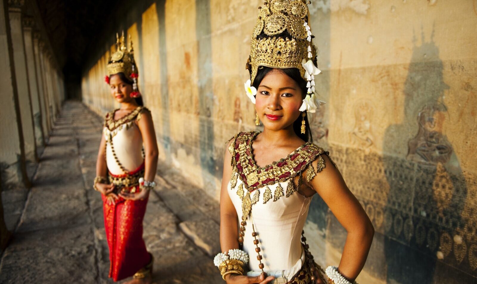 Danseurs Aspara Radiationnels Cambodge